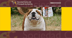 Desktop Screenshot of caninaasturiana.es