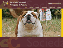 Tablet Screenshot of caninaasturiana.es
